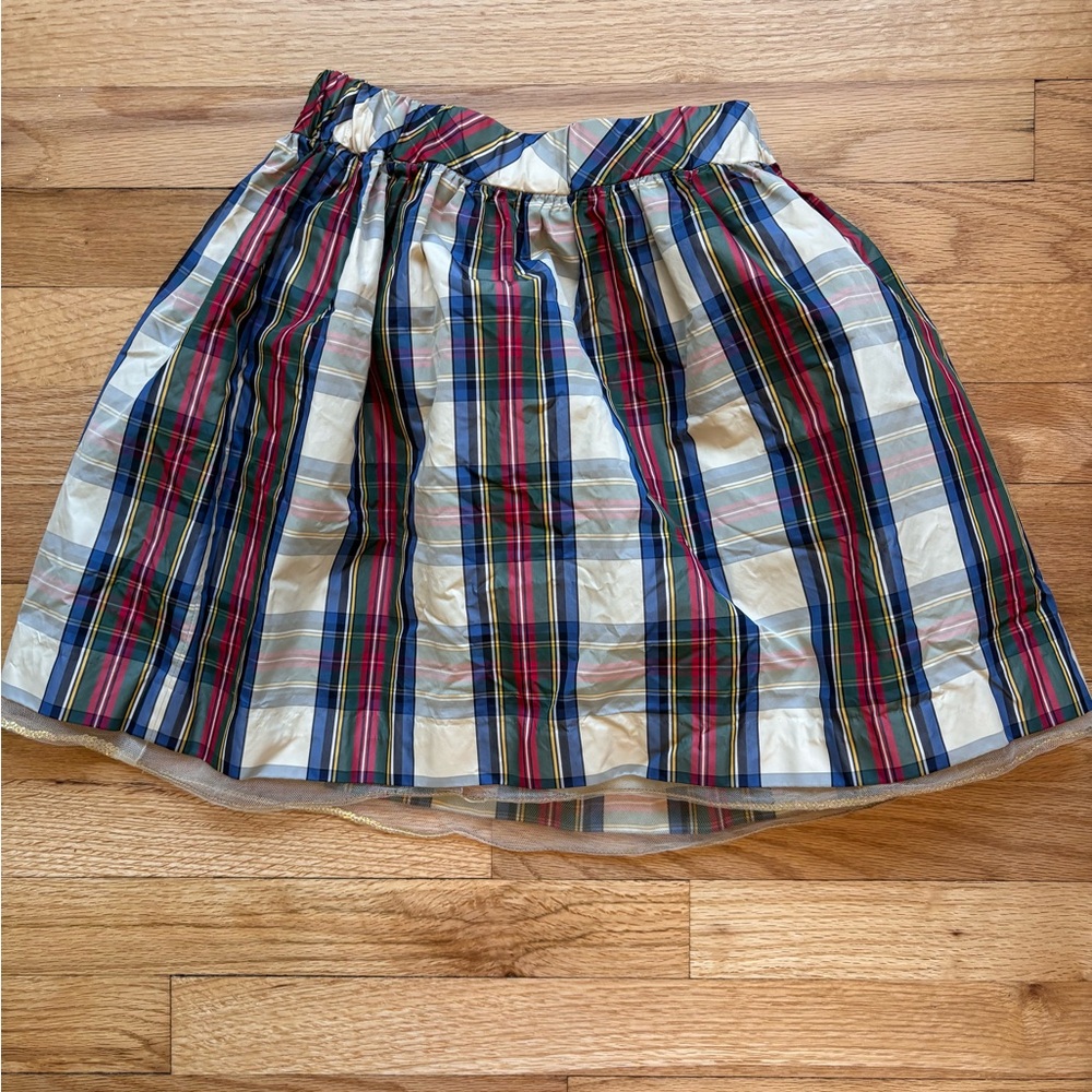 Crewcuts Colorful Plaid Mini Skirt